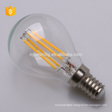 2W 3W 4W 5W warm light filament bulb led P45 e14 based ce rohs listed